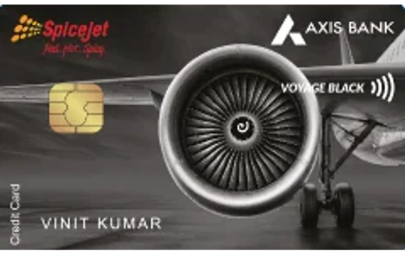 SpiceJet Axis Bank Voyage Black Credit Card credit card