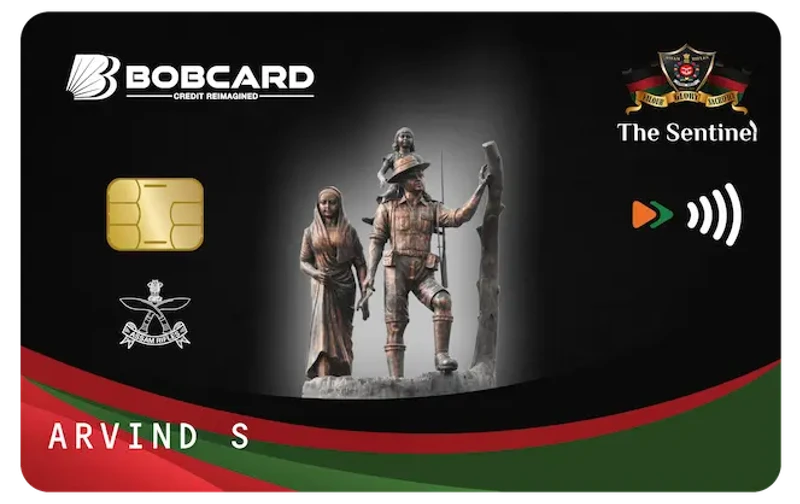 Assam Rifles The SENTINEL BOBCARD credit card