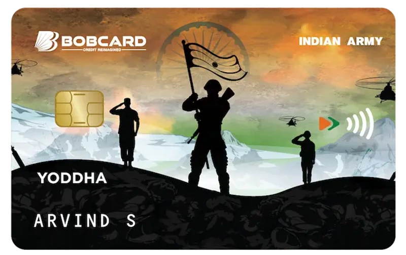 Indian Army YODDHA BOBCARD credit card