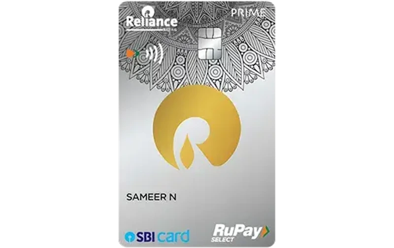 Reliance SBI Card PRIME credit card